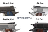 1911 [G.I. Cut] red dot mount | type S [RMSc DPP K-series footprint] - Ubitzu
