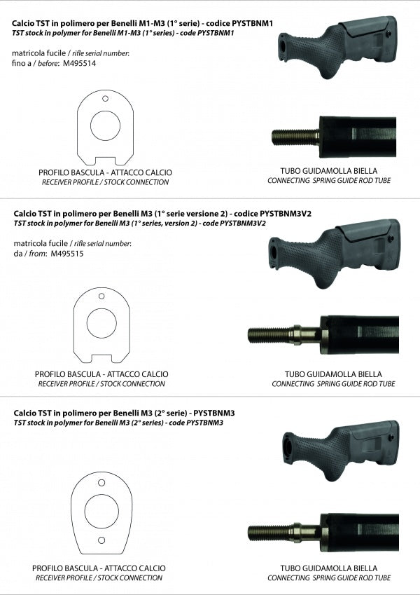 Benelli M1 & Benelli M3 [gen.1] állítható tus | TST - Ubitzu