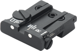 Browning Hi-Power [Sport Vigilante Mark III Practical HP40] állítható hátsó irányzék | fehér pontok - Ubitzu